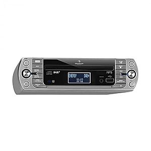 Auna KR-400 CD, kuchyňské rádio, DAB + / PLL FM rádio, CD/MP3 přehrávač, stříbrné obraz