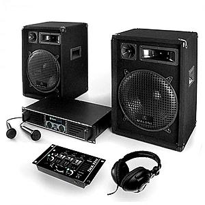 Electronic-Star Bass Boomer, USB PA systém, 400 W, repro, zesilovač, USB mixer, mikrofon obraz