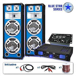 Electronic-Star Ozvučovací set Blue Star Series Basskern USB, 2800 W obraz