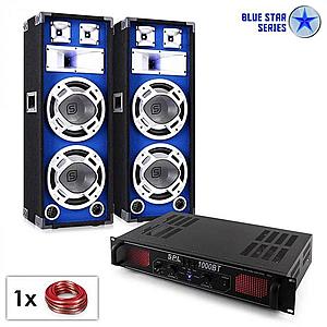 Electronic-Star PA set Blue Star Series „Basssound bluetooth“ 1000 W obraz