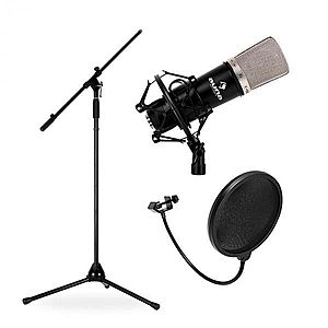 Auna Mikrofonní set, stojan, mikrofon a pop filtr obraz
