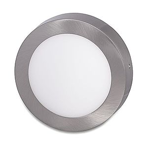 Ecolite Stříbrný přisazený LED panel kulatý 300mm 25W Barva světla: Denní bílá LED-CSL-25W/41/CHR obraz