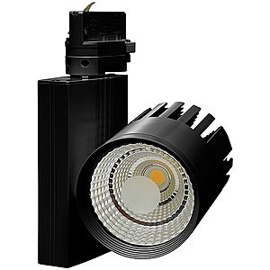 Ecolite Černý lištový LED reflektor 20W 3F TR-TL-20W/CR obraz
