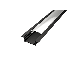 LED Solution Vestavný profil pro LED pásky V1 černý Vyberte variantu a délku: Profil bez difuzoru 1m LP301B-1M obraz