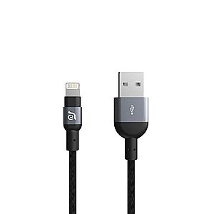 USB kabel lightning Adam Elements PeAk 20B 20cm šedý obraz