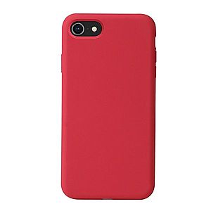 Prémiový silikonový kryt MasterMobile pro Apple iPhone 6/6s Barva: Tmavě červená (Carmine red) obraz