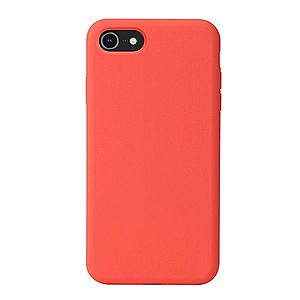 Prémiový silikonový kryt MasterMobile pro Apple iPhone 6/6s Barva: Světle červená (Coral red) obraz