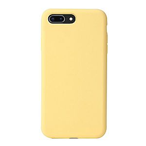 Prémiový silikonový kryt MasterMobile pro Apple iPhone 7 Plus/ 8 Plus Barva: Žlutá (Yellow) obraz