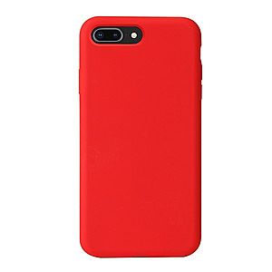 Prémiový silikonový kryt MasterMobile pro Apple iPhone 7 Plus/ 8 Plus Barva: Červená (Red) obraz
