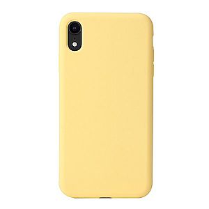Prémiový silikonový kryt MasterMobile pro Apple iPhone X/XS Barva: Žlutá (Yellow) obraz