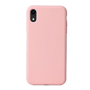 Prémiový silikonový kryt MasterMobile pro Apple iPhone X/XS Barva: Světle růžová (Cherry pink) obraz