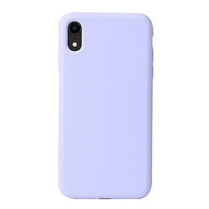 Prémiový silikonový kryt MasterMobile pro Apple iPhone X/XS Barva: Fialová (Pale purple) obraz