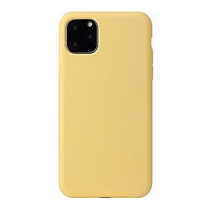 Prémiový silikonový kryt MasterMobile pro Apple iPhone 11 Pro Barva: Žlutá (Yellow) obraz