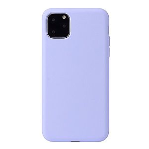 Prémiový silikonový kryt MasterMobile pro Apple iPhone 11 Pro Barva: Fialová (Pale purple) obraz