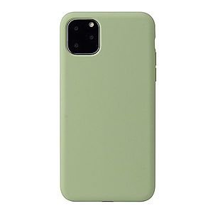 Prémiový silikonový kryt MasterMobile pro Apple iPhone 11 Pro Max Barva: Zelená (Matcha green) obraz
