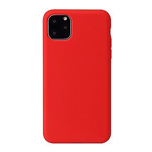 Prémiový silikonový kryt MasterMobile pro Apple iPhone 11 Pro Max Barva: Červená (Red) obraz