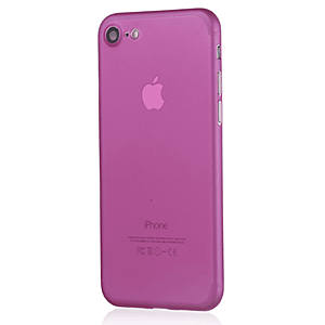 Ultra tenký plastový kryt MasterMobile Standard pro Apple iPhone 6 / 6s poloprůhledný matný s výřezem pro logo Barva: : Růžová (pink) obraz