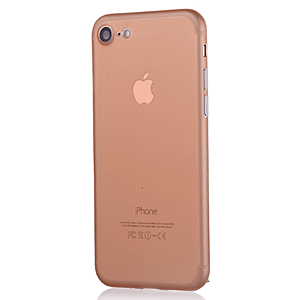 Ultra tenký plastový kryt MasterMobile Standard pro Apple iPhone 6 / 6s poloprůhledný matný Barva: : Oranžová (orange) obraz