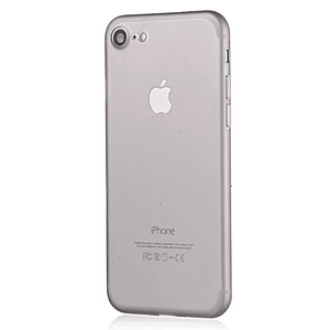 Ultra tenký plastový kryt MasterMobile Standard pro Apple iPhone 6 / 6s poloprůhledný matný Barva: : Šedá (grey) obraz