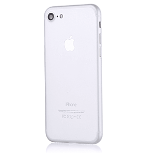 Ultra tenký plastový kryt MasterMobile Standard pro Apple iPhone 7 / 8 poloprůhledný matný Barva: : Bílá (white) obraz