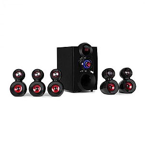 Auna X-Gaming, 5.1 surround zvukový systém, 380 W max., OneSide subwoofer, BT, USB, SD obraz