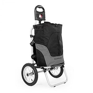 DURAMAXX Carry Grey, přívěs za kolo, ruční vozík, max. 20 kg, černo-šedý obraz