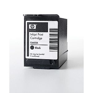 HP 33 Černá generická inkoustová tisková kazeta C6602A obraz