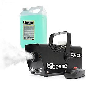 Beamz S500, výrobník mlhy, s mlžnou tekutinou, 500 W, 50 m³/min. obraz