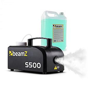 Beamz S500 New Edition, výrobník mlhy, včetně mlžné kapaliny, 500 W, 50 m³/min obraz
