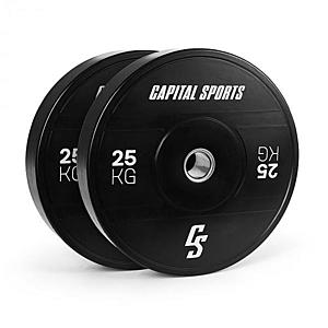 Capital Sports Elongate 2020, kotoučové závaží, 2 x 25 kg, tvrdá guma, Ø 50, 4 mm obraz