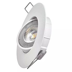 EMOS Bílé LED bodové svítidlo 5W s výklopným rámečkem Economy+ Barva světla: Teplá bílá ZD3121 obraz