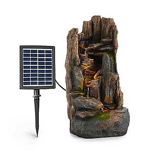 Blumfeldt Magic Tree, solární fontána, LED osvětlení, polyresin obraz