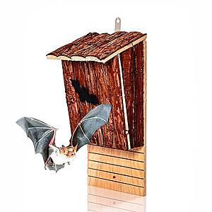 Blumfeldt Domeček pro netopýry, ptačí budka, pomoc při přezimování, celoročně obyvatelný, jedlové dřevo obraz