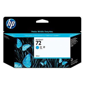 HP 72 Azurová inkoustová kazeta DesignJet, 130 ml C9371A obraz