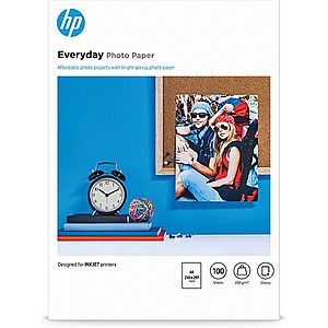 HP Everyday Glossy Photo Paper, 100 listů/A4/210 x 297 mm Q2510A obraz