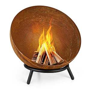 Blumfeldt Fireball Rust, ohniště, Ø 60 cm, výklopný rošt, rezavý vzhled obraz
