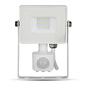 LED Solution Bílý LED reflektor 10W s pohybovým čidlem Premium Barva světla: Teplá bílá 433 obraz