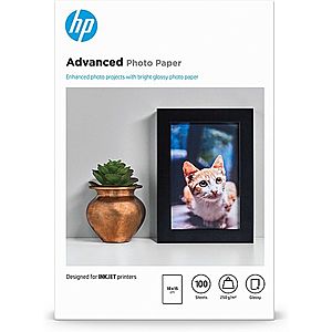 HP Lesklý fotografický papír Advanced Photo Paper, 250 g/m2 Q8692A obraz