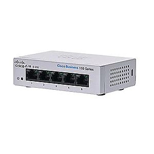 Cisco CBS110-5T-D-EU Unmanaged 5-port GE, Desktop, Ext CBS110-5T-D-EU obraz