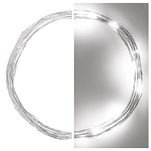 EMOS LED vánoční nano řetěz stříbrný 1, 9m D3AC07 obraz