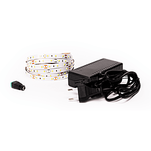 LED Solution LED pásek 12W/m 12V bez krytí IP20 5 metrů + adaptér 72W Barva světla: Extra teplá bílá 07700_05310_11218 obraz