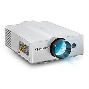 Auna LED projektor EH3WS kompaktní HDMI bílý obraz