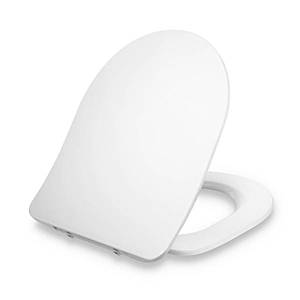 Blumfeldt Aliano, deska na toaletu, D-tvar, automatické sklápění, antibakteriální, bílá obraz