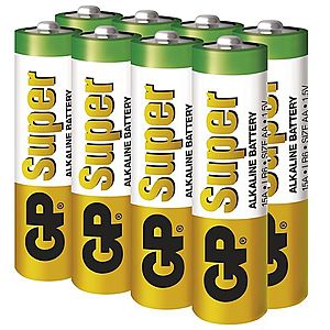 EMOS Alkalická baterie GP Super AA (LR6), 8ks B01218 obraz