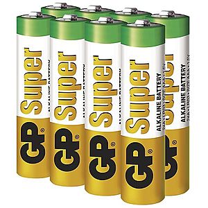 EMOS Alkalická baterie GP Super AAA (LR03), 8ks B01118 obraz