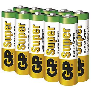 EMOS Alkalická baterie GP Super AA (LR6), 10ks B0121G obraz