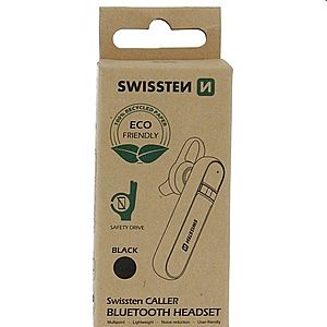Swissten Bluetooth Headset caller, černé obraz