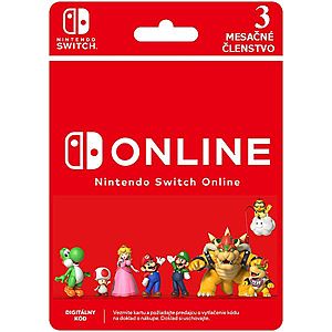 Nintendo Switch Online předplatné na 90 dní (Individual) obraz