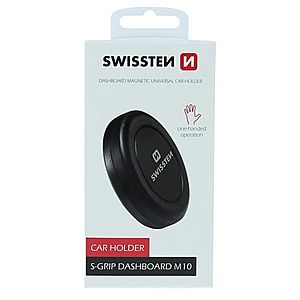 Magnetický nalepovací držák do auta Swissten S-Grip Dashboard M10, černý obraz