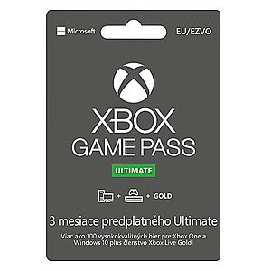 Xbox Ultimate Game Pass 3 měsíční předplatné obraz